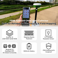 Récepteur GNSS RTK SMA24RTK 1408 canaux avec IMU pour levés topographiques et de construction, étanchéité IP67, base et mobile