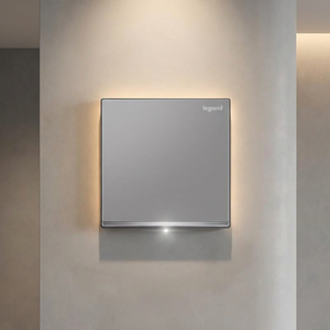 Pour la série Yi Jing, <span class=keywords><strong>prise</strong></span> murale Shen Sha gris argenté 220V IP20, haute résistance au feu, interrupteur simple, multi-prises, usage hôtelier, authentique - Product Image 5