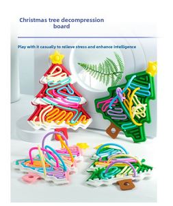 Tablero de Silicona con Diseño de Árbol de Navidad, Juguete Sensorial Educativo, Tamaño Personalizable para Adolescentes y Adultos - Product Image 6