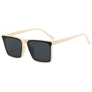 Lunettes de soleil carrées classiques unisexes, protection UV400 haut de gamme, verres en acrylique, monture en PC, lunettes de conduite, mode, vente en gros Chine - Product Image 5