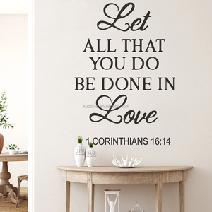 Proverbes étrangers Slogan inspirant noir Stickers muraux Studio porche chambre décoration papier peint autocollants muraux auto-adhésifs - Product Image 6