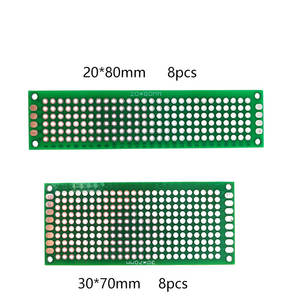 Kits de placa de circuito PCB de 32 piezas 2*8cm 3*7cm 4*6cm 5*7cm 7*9cm PCB de doble cara de placa electrónica DIY proto - Product Image 2