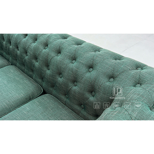 Canapés de salon modernes et minimalistes en tissu, design Chesterfield vert de luxe, nouveau design rectangulaire 01, canapé moderne et minimaliste en tissu S - Product Image 3