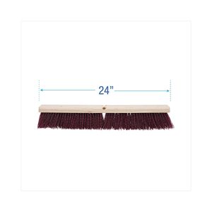 Escobilla para inodoros Boardwalk 20324 de 3 1/4 pulgadas, color granate, de polipropileno rígido, para limpieza de huecos, escoba de interior, diseño resistente, uso manual - Product Image 5