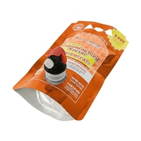 Pochettes personnalisables de 1,5L/2L/3L/5L/10L de qualité alimentaire pour liquides (café/vin/jus) avec valve papillon et impression hélio, jetables