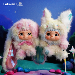 Qimengdao WAKUKU Fox Rabbit Mischief Diary Plush Blind Box Collectible Figure Doll 1/12 Scale Original Packaging - Product Image 3