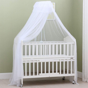 High Quality <strong>Crib</strong> Baby Bed <strong>Round</strong> Canopy Mosquito Netting and Baby Bedding Mosquito Curtain - Product Image 5