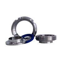 Acier inoxydable sanitaire 304 316L union DIN 11851 filetage standard tuyau mâle DN tuyau connecteur sms union