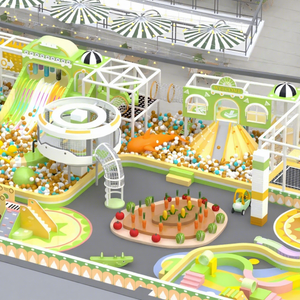Aoleao <span class=keywords><strong>Château</strong></span> de jeu intérieur personnalisé pour enfants, thème pastoral fruits-légumes, avec ferme simulée, certifié CE TUV, capacité 500 kg - Product Image 2