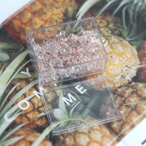 Di alta qualità in oro rosa spille 120 pezzi in metallo chiodi mappa perni Logo personalizzato <span class=keywords><strong>per</strong></span> la scuola e l'ufficio - Product Image 5