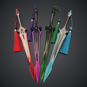 Modèle en métal Valorant Star <span class=keywords><strong>Hunter</strong></span> Blade 29cm, prix d'usine, accessoire de jeu en alliage de zinc, vente en gros - Product Image 2