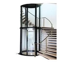 Ascenseur Circulaire Moderne à Vue Panoramique, Fonctionnement Silencieux, Conçu pour les Villas Privées de Luxe