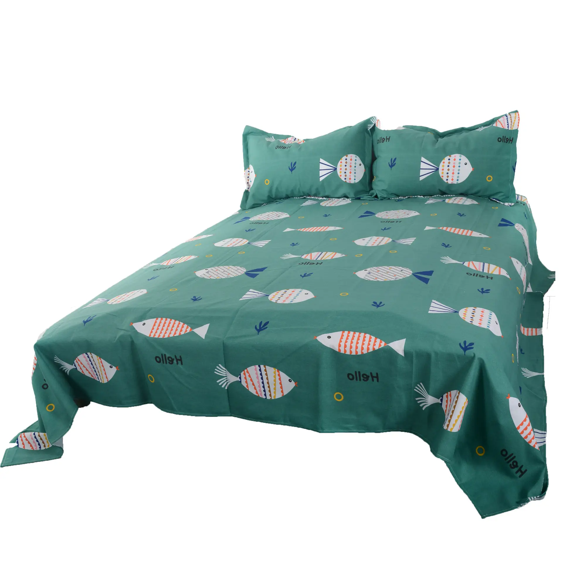 Customization double girl pink cotton 100 duvet bedding sets sheet for bed home using kids boys winter bedding set