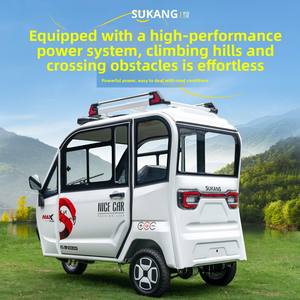 รถ<span class=keywords><strong>สามล้อ</strong></span><span class=keywords><strong>ไฟฟ้า</strong></span>แบบมีหลังคาขนาดเล็กสำหรับใช้ในครัวเรือน รุ่นใหม่มาตรฐานแห่งชาติ สามารถ<span class=keywords><strong>จดทะเบียน</strong></span><span class=keywords><strong>ได้</strong></span> เหมาะสำหรับผู้สูงอายุ วิ่ง<span class=keywords><strong>ได้</strong></span>ระยะทาง 50-70 กม. 3 ล้อ - Product Image 4