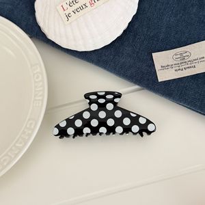 CHUJIAN Pinzas de Pelo Coreanas Elegantes y Ecológicas con Diseño de Puntos Grandes, Pinzas de Acetato para Uso Diario, Tamaño Mediano - Product Image 5