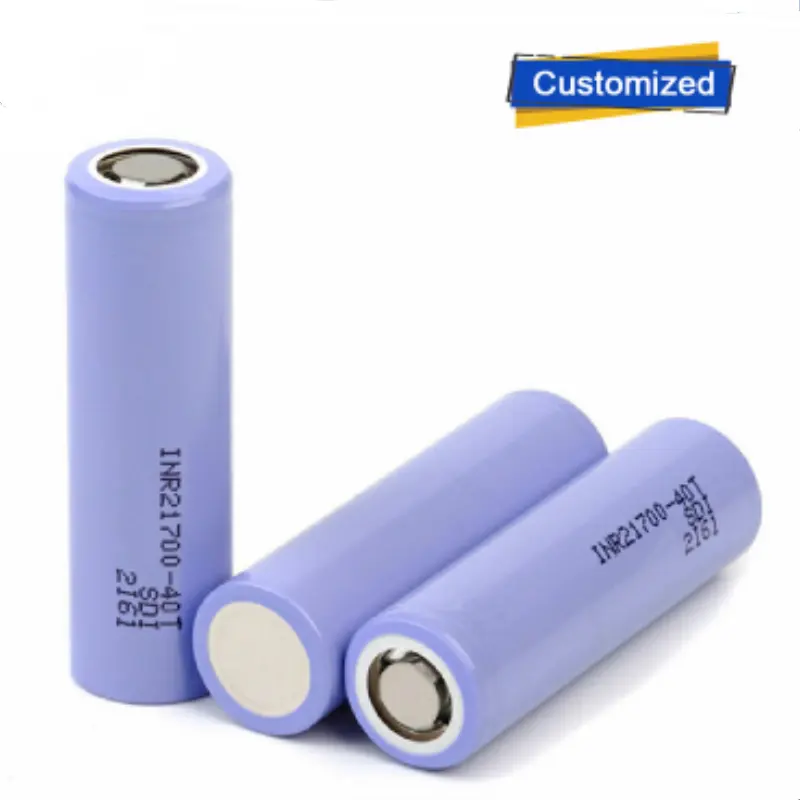Baterai Lithium Lifepo4 isi ulang kapasitas tinggi kustom 21700 3.7V 4800mah 5000mah baterai Li Ion sel