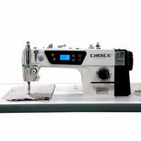 Machine à Coudre Industrielle Point Noué Entraînement Direct GC8800D, Monoaiguille, Écran Bouton Automatique, 220V pour Tissus Tissés