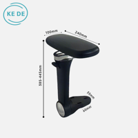 Accoudoir réglable 6D à 360° en gros °   Coussin de Bras Pivotant en PU Ergonomique pour Chaise de Bureau et de Gaming - Accessoires Fabricant OEM ODM