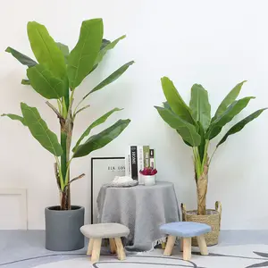 Haus & Garten Ornamente Bananen baum Tropisches Dekor Pflanzen Künstlicher Bananen baum Große Banane Kunststoff pflanzen Garten Landschafts bau