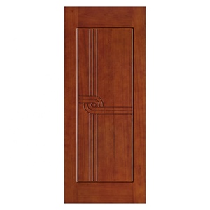 Barato moderno de moda diseño sólido de dormitorio Mdf de madera Interior buena resistencia al calor Simple puerta de madera de teca diseños apartamento - Product Image 1