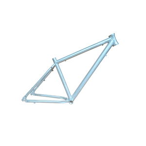 Cadre de VTT/BMX Worldcycle HL26002 26 pouces en aluminium 6061 sablé brut argenté pour Dirt Jump, freins à disque, cruisers, logo personnalisé - Product Image 1