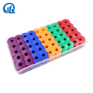 Tmg Colored Plastic Bobbins 100Pcs For Computerized Embroidery Machine <b>Sewing</b> Machine Parts - Product Image 1
