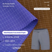 Pantalon de sport d'extérieur respirant, imperméable et à séchage rapide en nylon-polyester 310T à carreaux 5*3, extensible dans les quatre sens, pour garçons et filles