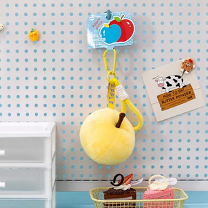 Porte-clés Pomme en Peluche Mignonne Anti-stress, Pendentif Souple et Moelleux, Breloque de Sac Portable, Cadeau de Bureau - Product Image 4