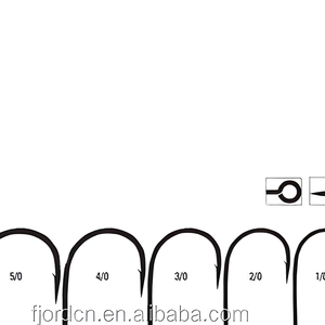 Hameçons forgés en nickel noir à 90 degrés pour leurres de pêche en eau douce et en eau salée - Product Image 2