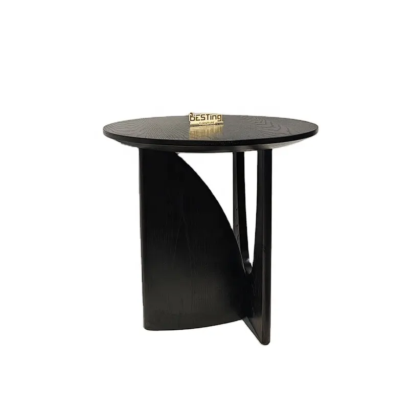 Modern minimalist style Nightstand Living Room Sofa Side Table Furniture metal base crystal glass coffee side table