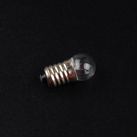 Petites perles lumineuses, petites ampoules, 1.5V, 2.5V, 3.8V, 6V, 12V, 0.3A, à vis, tête ronde, petites perles lumineuses, électriques