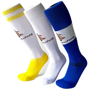 Happyzufeng 2023 New Football Non-slip Long Tube Over The Knee Striped Soccer Socks Compression Stockings Outdoor Sports Gym