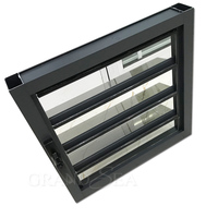 Stores de fenêtre amovibles de qualité supérieure pour l'intérieur de la Chine, stores à lamelles, fenêtre à simple vitrage, fenêtre en aluminium pour chambre à coucher