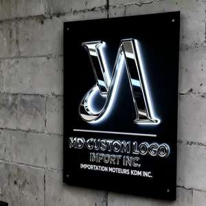 Custom Light logo Shop Store Sign Advertising Led Signboard Outdoor Signage 3d Backlit Channel <b>Letter</b> Custom Sign for Business - Product Image 3