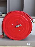 Boîte de rangement pour tuyau d'incendie flexible en acier au carbone pour protection incendie, enrouleur de tuyau d'eau 200 pieds, marque Sunroom