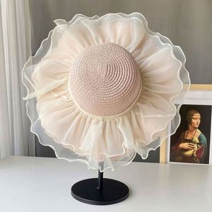 Super Fairy Mesh Sunscreen Summer Kids Straw Hat Children <b>Sun</b> <b>Shade</b> Vacation Fairy Beach Straw Hat for Girl - Product Image 4