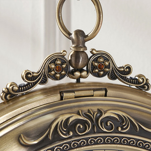 <span class=keywords><strong>นาฬิกา</strong></span>แขวนผนังรูปกวาง ตกแต่งบ้าน ทำจากทองเหลือง เหมาะสำหรับห้องนั่งเล่น ของตกแต่งบ้าน ของขวัญ งานฝีมือโลหะ - Product Image 5