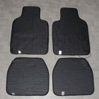Tapis de voiture en fibre optique scintillante, tapis lumineux LED avec télécommande APP, 4 pièces/ensemble pour la décoration de voiture, tapis de voiture scintillants