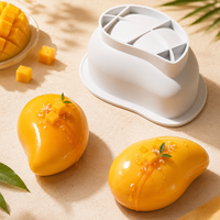 Nouveau moule à gâteau en silicone alimentaire à cavité unique en forme de mangue pour mousse française, facile à démouler, pour la pâtisserie transfrontalière