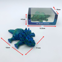 Figuras de Triceratops Impresas en 3D, Lindas y Creativas, Modelos Articulados de Animales para Adornos