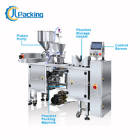 Machine d'emballage automatique pour biscuits, farine d'arachide, aliments liquides, sachets Doypack, sachets préformés à fermeture éclair et sachets stand-up