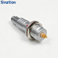 Connecteur Circulaire Métallique Push-Pull FGG EGG 2K IP68 Série K, Broches Interchangeables et Personnalisables, Prise de Signal Haute Densité