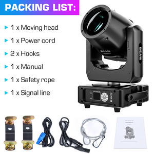 Đèn sân khấu Sharpy <span class=keywords><strong>Beam</strong></span> Moving <span class=keywords><strong>Light</strong></span> 230 7R với màn hình LCD cảm ứng màu và đèn LED Cabeza - Product Image 6