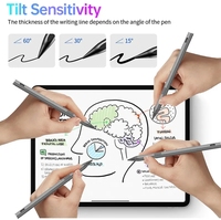 Vente en gros pas cher stylet intelligent 4096 niveau sensibilité à la pression aluminium anodisé capacitif stylo tactile pointe pour Chromebook