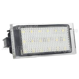 ไฟส่องป้ายทะเบียนรถยนต์แบบ LED 18 ดวง 2 ชิ้น สำหรับรถยนต์เรโนลต์ เมแกน 2 คลีโอ ลากูน่า 3 เมแกน 3 ทวิงโก มาสเตอร์ เวล ซาติส - Product Image 3