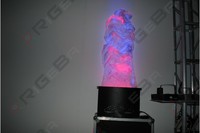 Lumière LED à effet de grande flamme simulée 200W, flamme de 1,5-1,8M en soie RVB pour la décoration de spectacles et événements scéniques