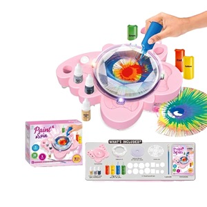 Paint Spin <b>Art</b> Machine Kit for Girls Boys <b>Arts</b> Crafts for Kids <b>Art</b> Drawing <b>Supplies</b> Painting Kits - Product Image 2
