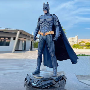 Estatua de Cuerpo Completo de Batman y Spider-Man de <span class=keywords><strong>Marvel</strong></span>, Escala 1/1, Fibra de Vidrio, Hecha a Mano, Caja de Regalo, Adorno Grande, Juguete de Moda para Centro Comercial, Tienda, Sala de Estar - Product Image 1
