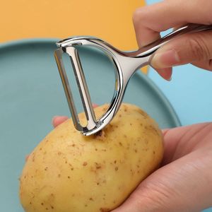 Stainless Steel Peeler 2 Piece Set With Anti Slip Handle For <b>Fruits</b> And <b>Vegetables</b> Kitchen <b>Tool</b> - Product Image 4