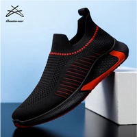 Nouvelle mode de chaussures de sport décontractées pour hommes en tricot respirant baskets pour hommes chaussures décontractées